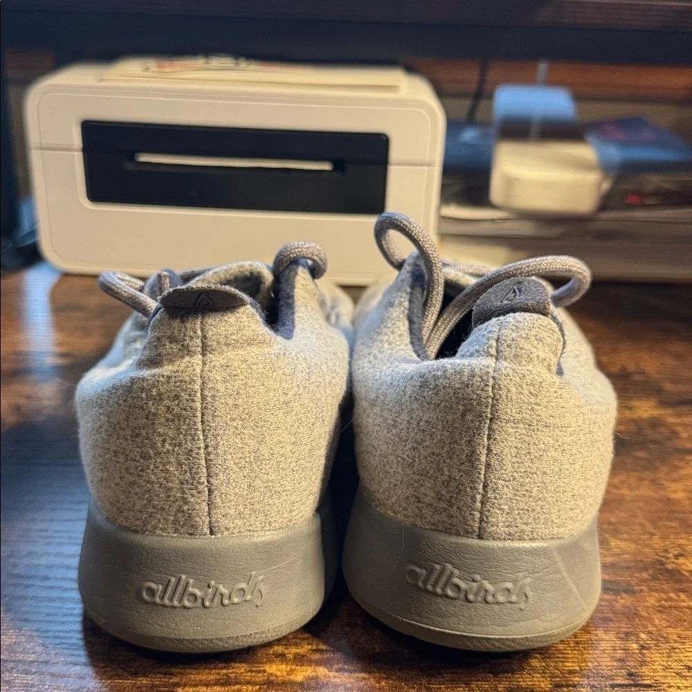 Allbirds Women’s Wool Runners Grey Merino Wool Sneakers Size 8